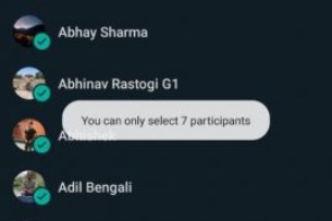 Make Group Video Calls on WhatsApp with upto 8 People